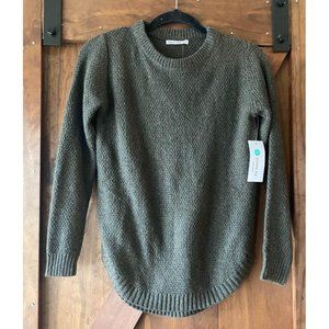 Pink Clover Nickole Textured Sweater, Dark Gray, Women’s XS